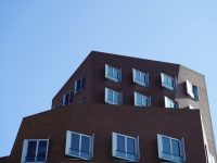 a building with many windows